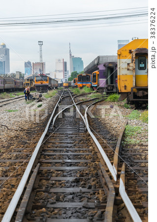 Thai railway train Thai railway train 38376224