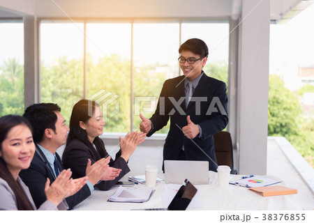 Businesspeople meeting Businesspeople meeting 38376855