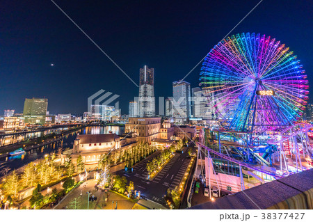 《神奈川県》横浜みなとみらい・全館ライトアップ夜景 38377427