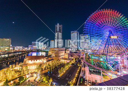 《神奈川県》横浜みなとみらい・全館ライトアップ夜景 38377428