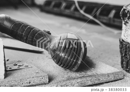 drill lies on the table 38380033