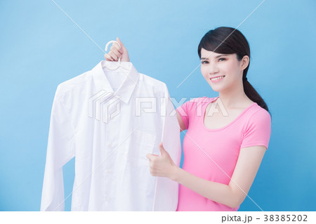 housewife take clean shirt housewife take clean shirt 38385202
