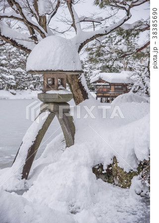兼六園　大雪 38385690