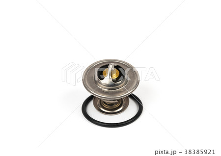 New car thermostat on a white isolated background New car thermostat on a white isolated background 38385921