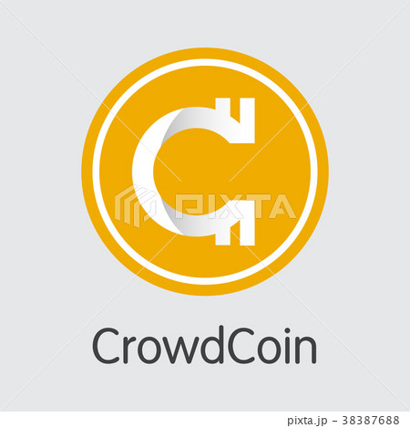Crowdcoin Crypto Currency Coin. Vector Element of Crowdcoin Crypto Currency Coin. Vector Element of 38387688