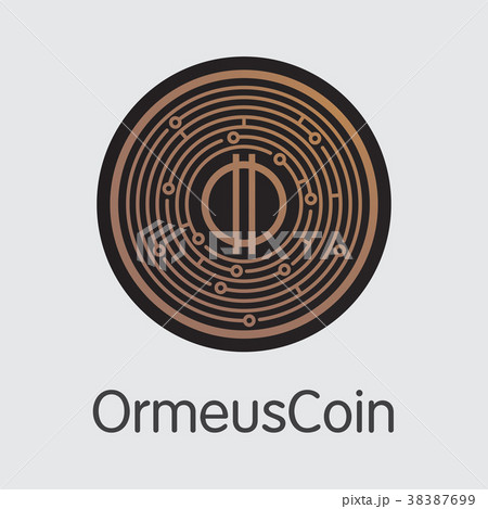 Ormeuscoin Cryptocurrency Coin. Vector Web Icon of 38387699