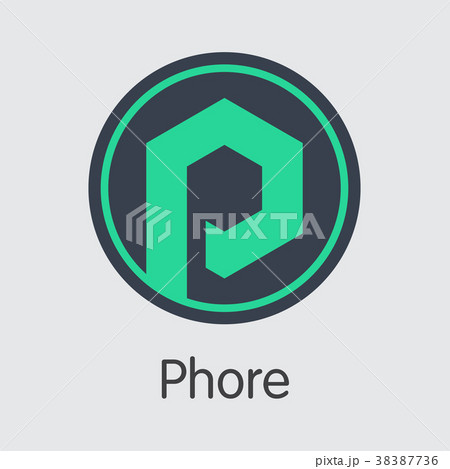 Phore Blockchain Cryptocurrency - Vector Web Icon. Phore Blockchain Cryptocurrency - Vector Web Icon. 38387736