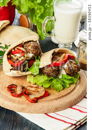 Tasty kofta kebab 38390453