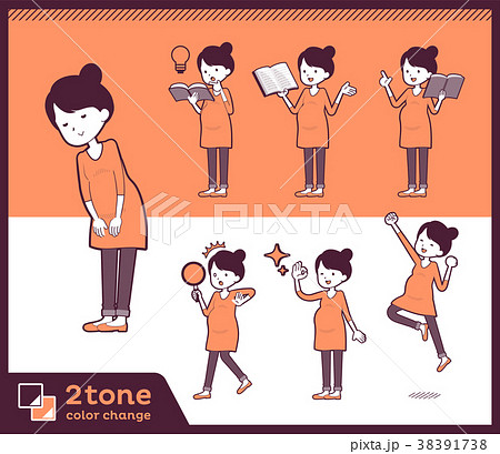 2tone type Pregnant women_set 05 38391738