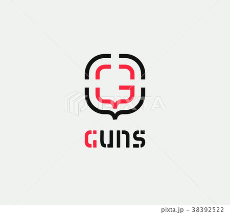 Aim vector linear stylized icon, goal abstract Aim vector linear stylized icon, goal abstract 38392522