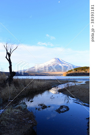 山中湖から望む富士 38393181