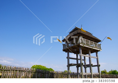 吉野ヶ里遺跡　物見櫓 38393598