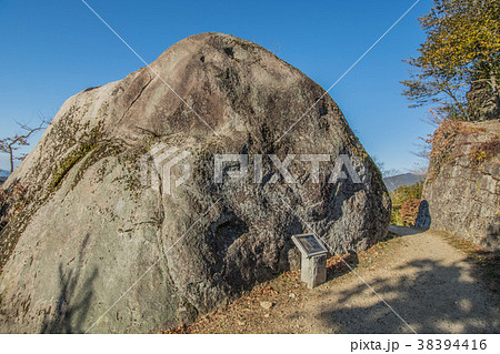 岐阜県中津川市苗木城址 馬洗岩 岐阜県中津川市苗木城址 馬洗岩 38394416