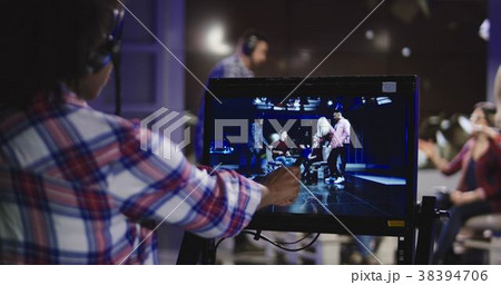 Stage director watching show in record Stage director watching show in record 38394706