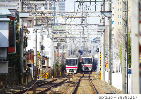 行き交う京王線 38395217