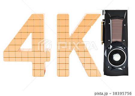4K high resolution, computer video card GPU 38395756
