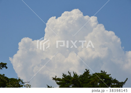 真夏の入道雲（弘前公園／青森県弘前市） 38398145