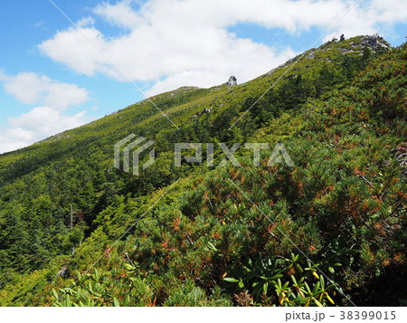金峰山頂を望む 38399015
