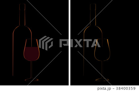 wine bottle glass design background wine bottle glass design background 38400359