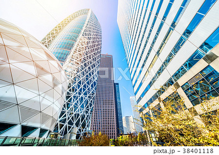 city skyline in Shinjuku, Tokyo, Japan 38401118