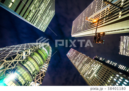city skyline in Shinjuku, Tokyo, Japan city skyline in Shinjuku, Tokyo, Japan 38401180