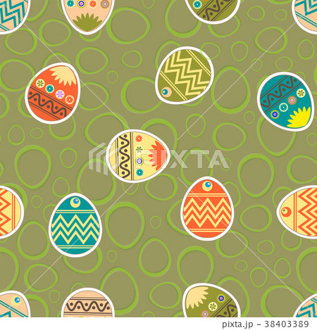 green seamless background with eggs green seamless background with eggs 38403389