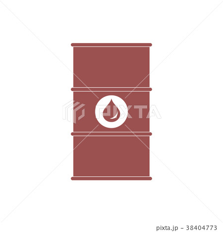 Stylized icon of the barrel of oil 38404773