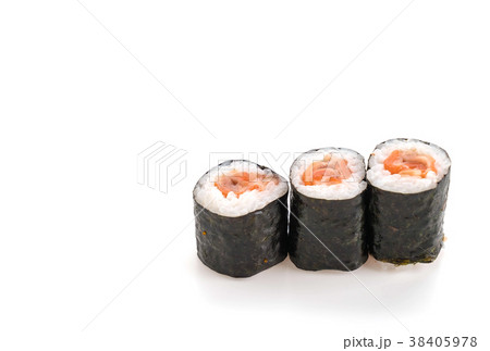 salmon ebi roll salmon ebi roll 38405978
