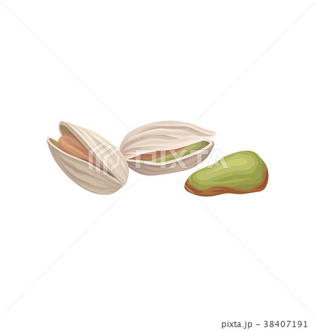 Pistachio nuts one peeled kernel, two in hard Pistachio nuts one peeled kernel, two in hard 38407191