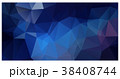 Vector polygon triangle mosaic background in dark 38408744