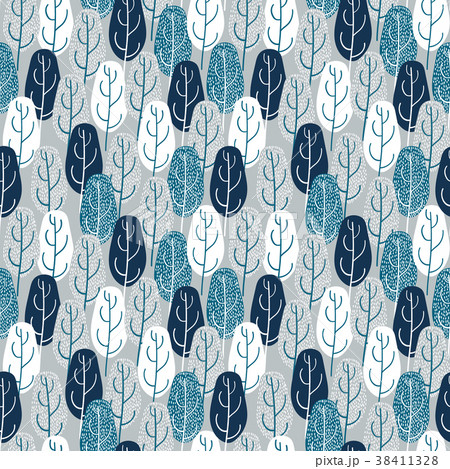 leaf tone blue seamless vector leaf tone blue seamless vector 38411328