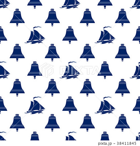 Seamless Maritime Pattern 38411845