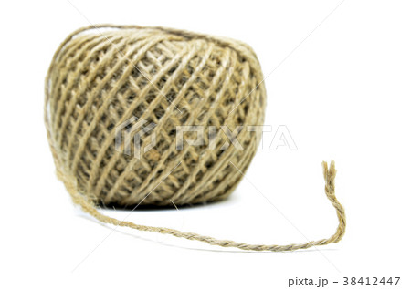 Linen string isolated Linen string isolated 38412447