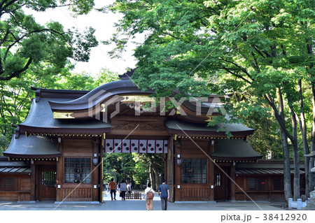 府中・大國魂神社随神門 38412920