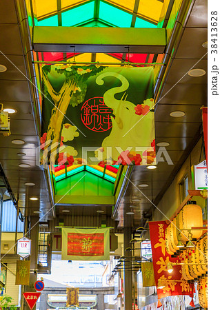 京都　錦市場商店街 38413628