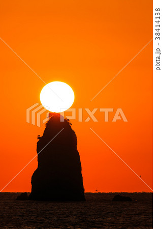 小角力の夕陽　ながさきサンセットロード　【長崎県長崎市外海町】 38414138