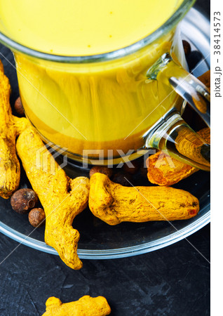 Healthy golden milk 38414573