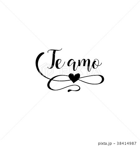 Te Amo. Spanish translation: I love you 38414987