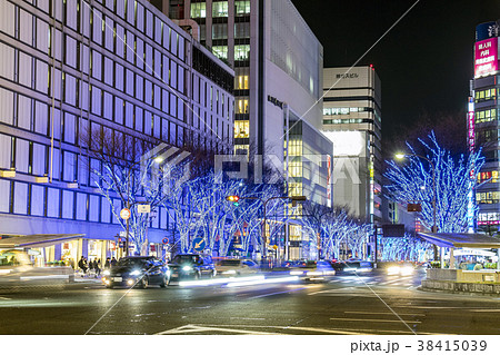 愛知県　名古屋市　大津通　夜景 38415039