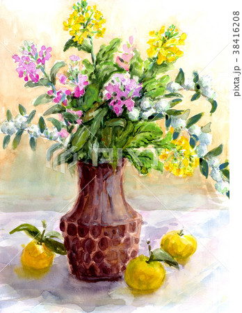 水彩画のイラスト素材