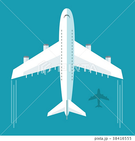 Plane or airplane in the sky vector illustration Plane or airplane in the sky vector illustration 38416555