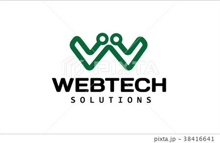 Web Tech Design Logo Illustrationのイラスト素材 [38416641] - PIXTA