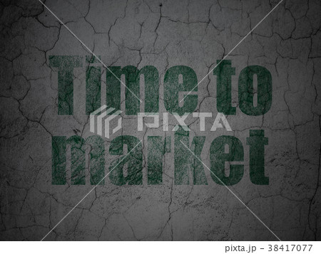 Time concept: Time to Market on grunge wall Time concept: Time to Market on grunge wall 38417077