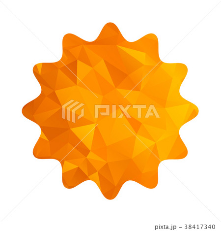 gold triangle star 38417340