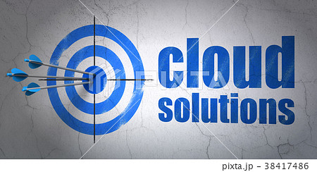 Cloud computing concept: target and Cloud Cloud computing concept: target and Cloud 38417486