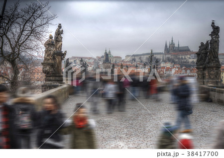 Prague - Charles bridge, Czech Republic Prague - Charles bridge, Czech Republic 38417700