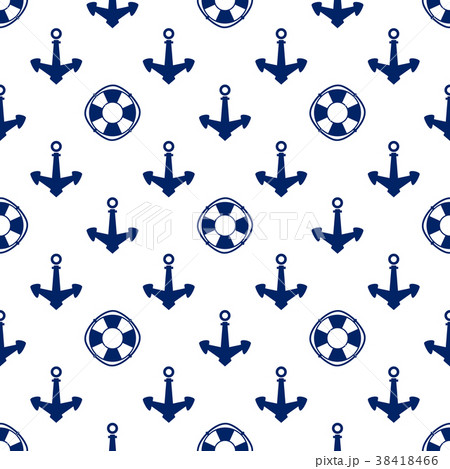 Seamless Marine Pattern 38418466