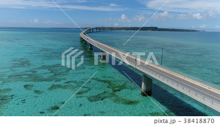 宮古島、伊良部大橋、空撮 宮古島、伊良部大橋、空撮 38418870