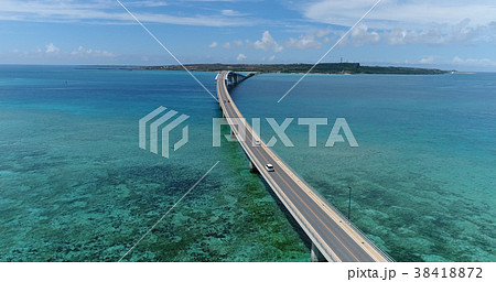 宮古島、伊良部大橋、空撮 宮古島、伊良部大橋、空撮 38418872