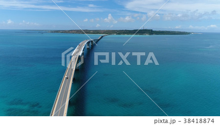 宮古島、伊良部大橋、空撮 38418874